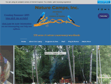 Tablet Screenshot of naturecamps.com